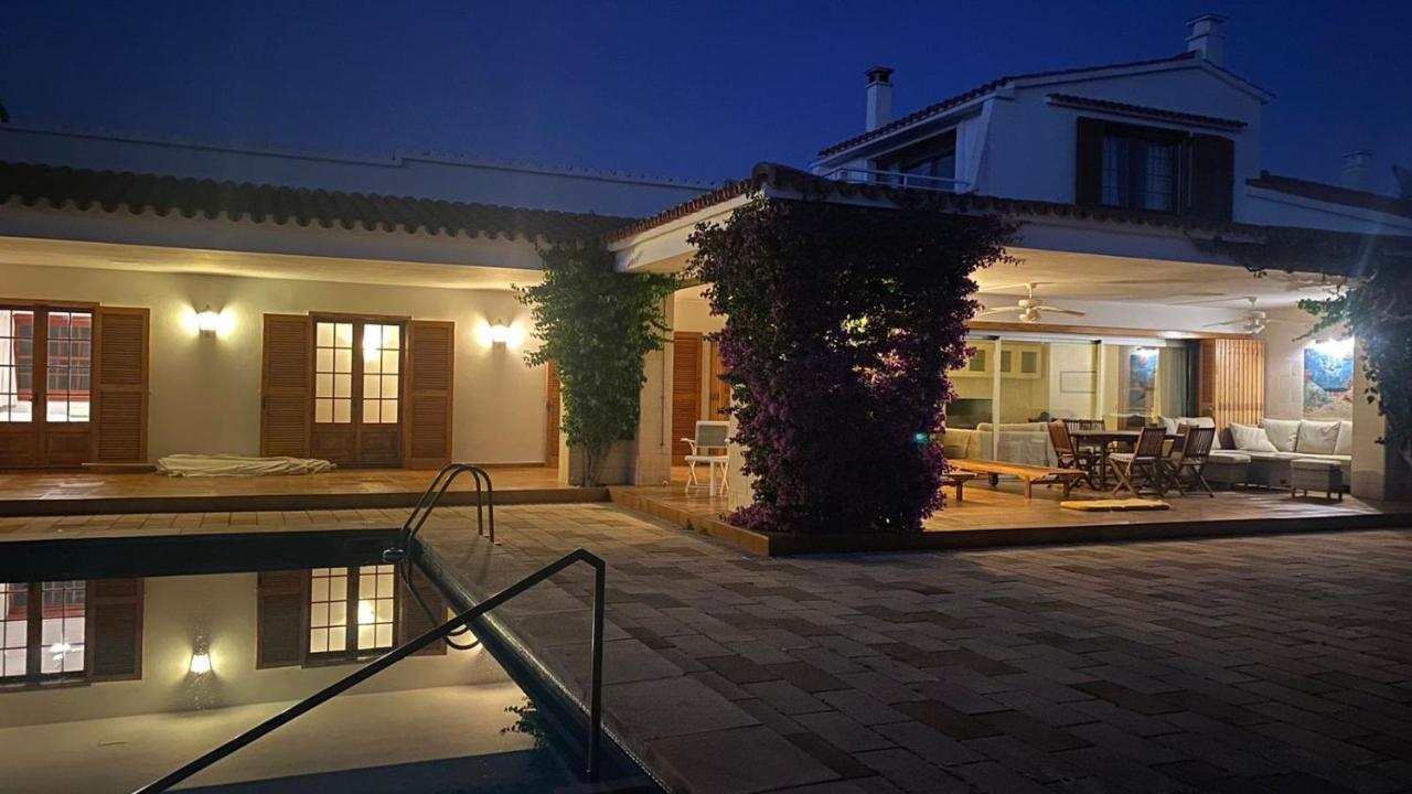 La Calma Espectacular Villa Con Jardin Y Piscina En Menorca S'Algar Exterior foto